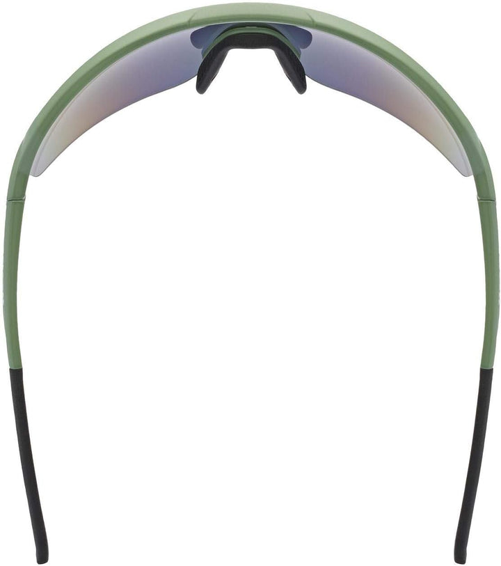 uvex Unisex Sportstyle 227 Sportbrille (1er Pack) Einheitsgrösse olive mat/mirror red, Einheitsgröss