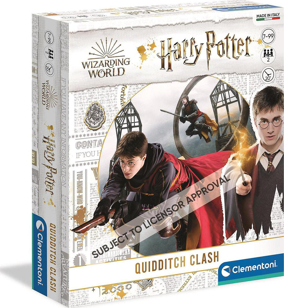 Clementoni Harry Potter Quidditch-Turnier - Gesellschaftsspiel für Kinder ab 8 Jahren & Erwachsene -