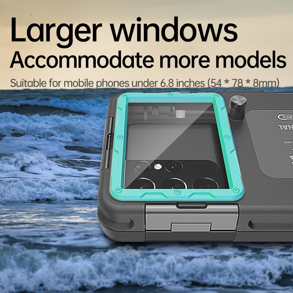 IPX8 wasserdichte Handyhülle zum Schwimmen unter Wasser Hülle Universal Smartphone Tauchen Abdeckung