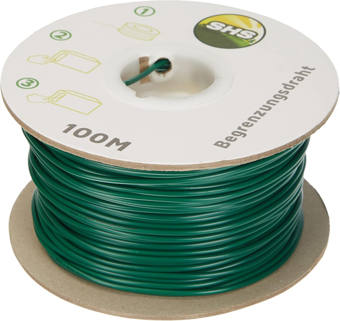 50m Begrenzungskabel + 150 Erdspiesse für Mähroboter Rasenmäher Rasenroboter Zubehör Set Begrenzungs