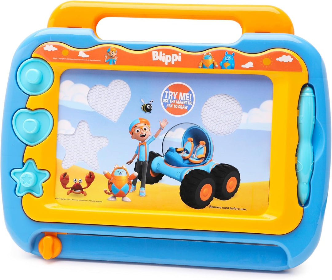 Toyland® Blippi Magnetisches Zeichenbrett – Schreib- und Zeichentablett – Kreatives Spielzeug – ab 3