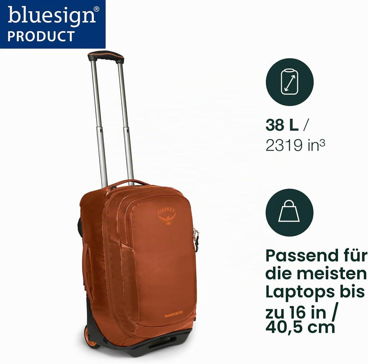 Osprey Unisex – Erwachsene Rolling Transporter Carry-On Duffel Bag Einheitsgrösse Schwarz, Einheitsg