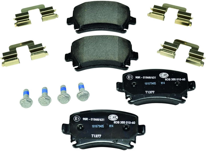 HELLA PAGID 8DB 355 010-601 Bremsbelagsatz - T1377 - Dicke/Stärke: 17.2mm - Bremssystem: Lucas - für