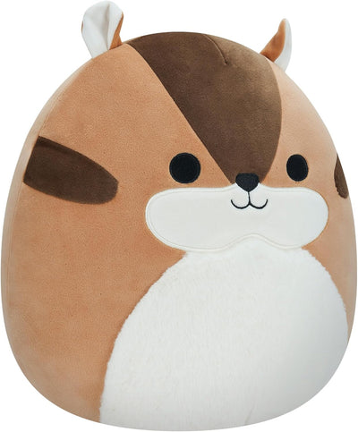 Squishmallows SQCR04134 - Melzie das Streifenhörnchen 30 cm, offizielles Kelly Toys Plüsch, superwei