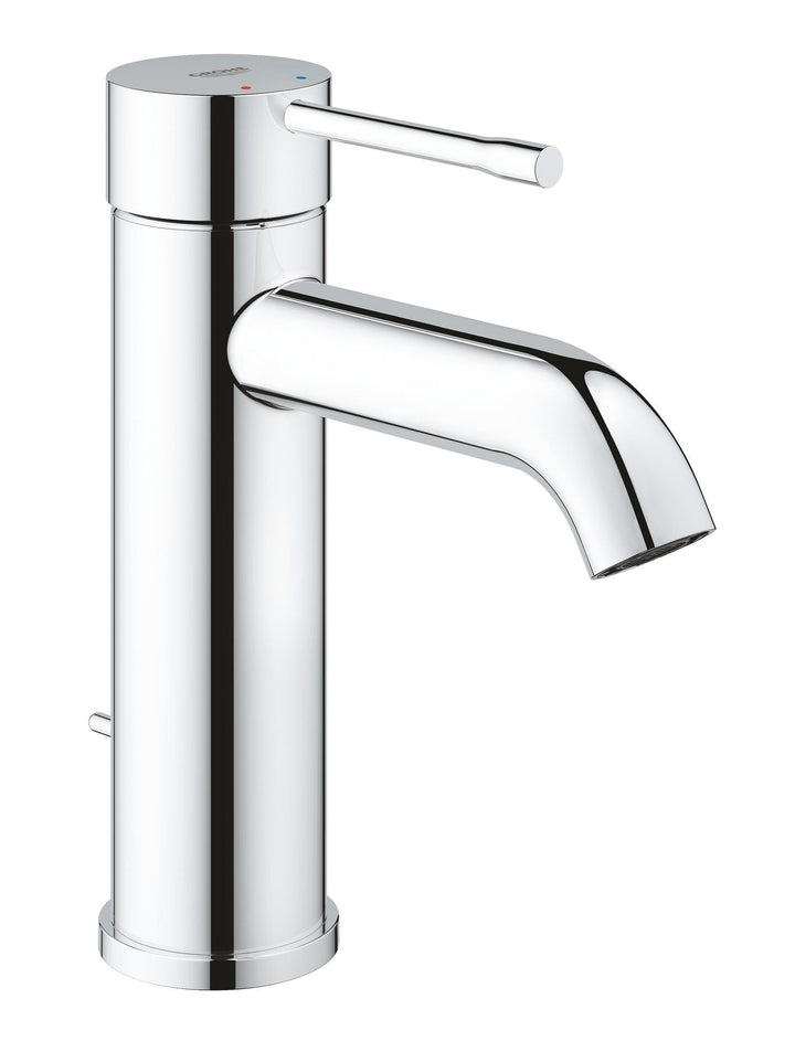 GROHE Essence New - Einhand-Waschtischarmatur (Einlochmontage, Bedienungshebel aus Metall, Schnellbe