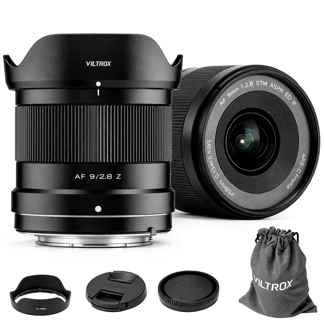 VILTROX 9mm F2.8 Z Air AF Objektiv für Nikon Z-Mount,APS-C Ultraweitwinkel | Autofokus Prime Objekti