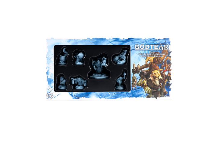 Steamforged SFGT-028 Godtear Jaak, Der zweifelhafte Alchemist & Cauldron Cronies