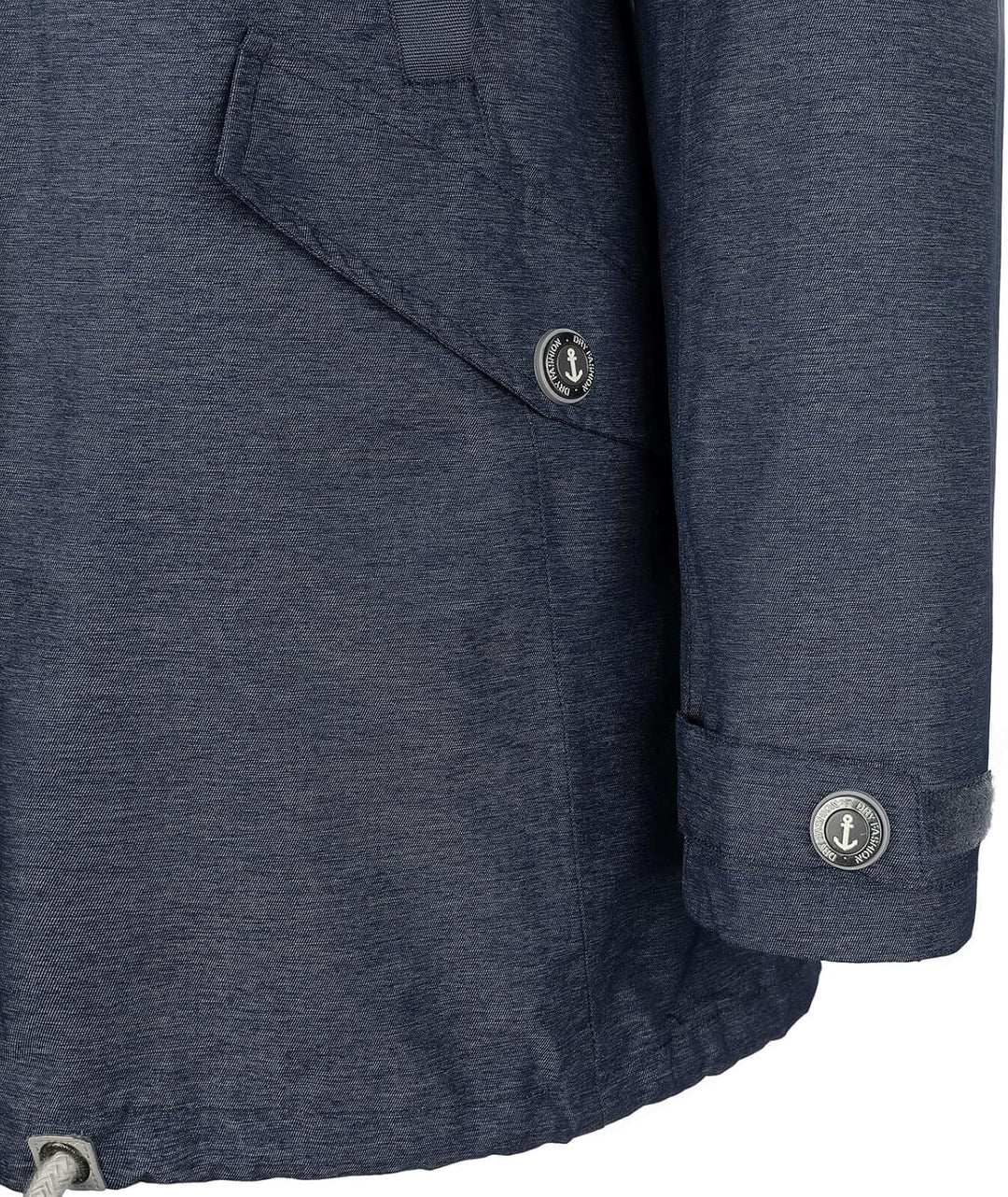 Damen Funktionsmantel Bansin - Regen-Mantel Funktionsjacke Regenjacke wasserdicht winddicht, navy me