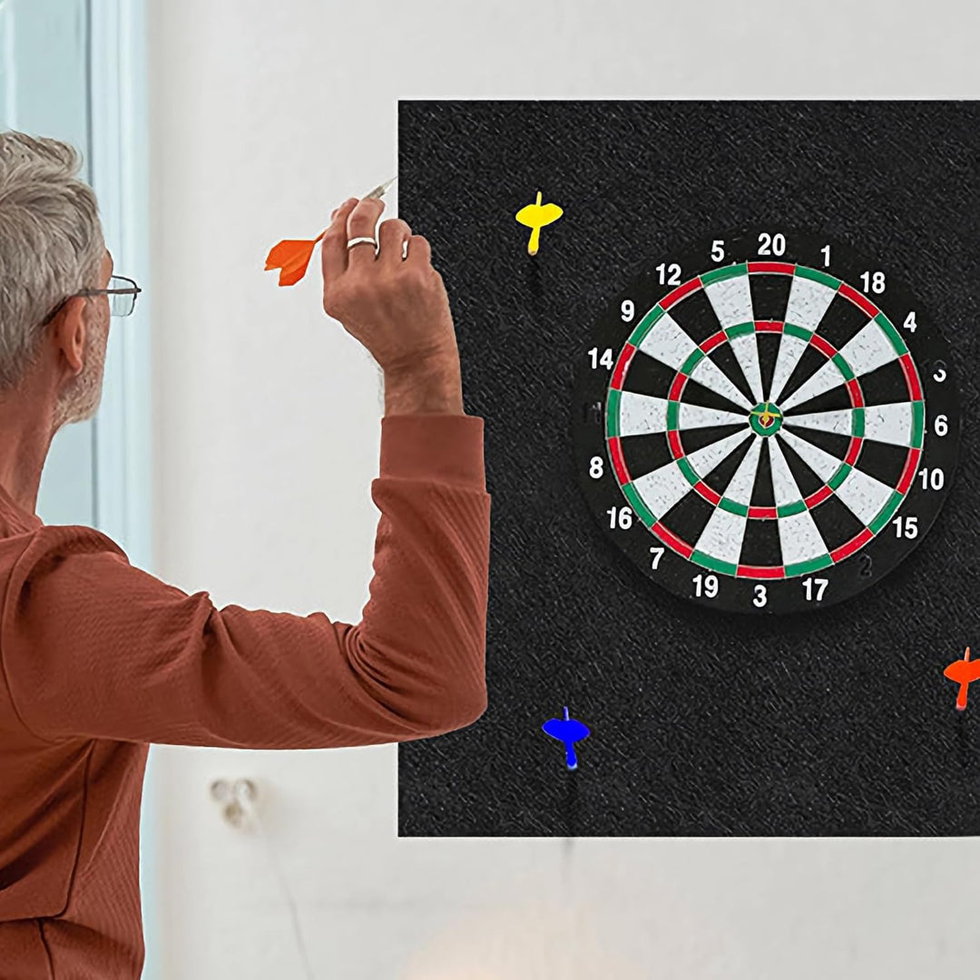 Dartboard-Wandschutz, Selbstklebende Dartscheiben Umrandung, Gespleisst, Filz-Wandfliesen, Kork-Dart