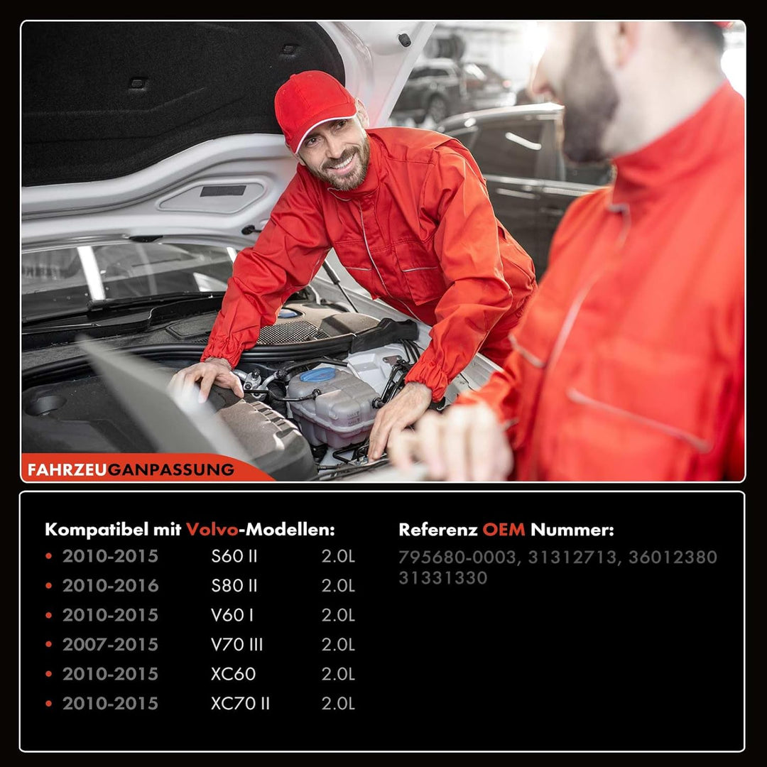 Frankberg Turbolader Abgasturbolader mit Dichtungen Diesel Kompatibel mit S60 II 134 2.0L 2010-2015
