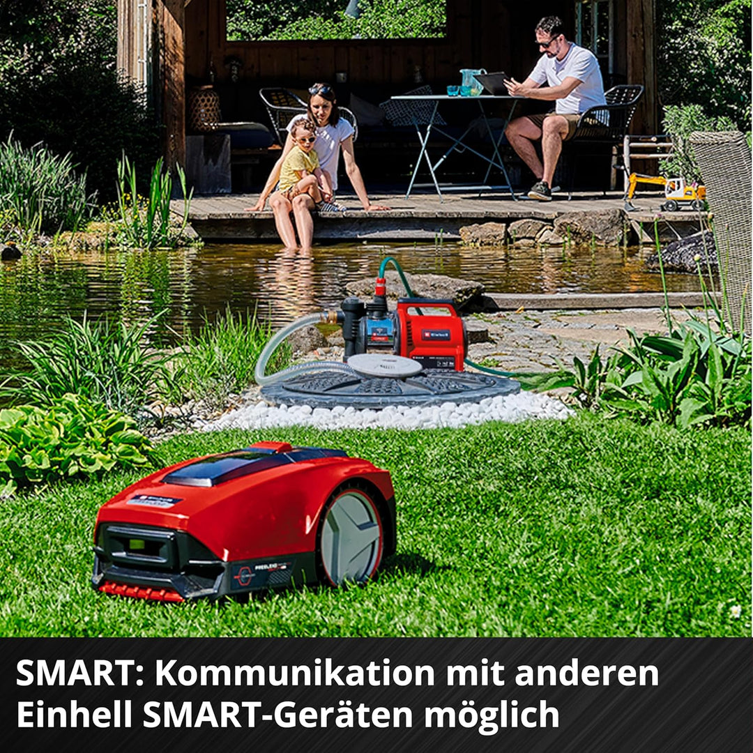 Einhell Automatische Gartenpumpe GE-AW 1144 SMART (Smart Garden, App, Bewässerung per Zeitplan / sma