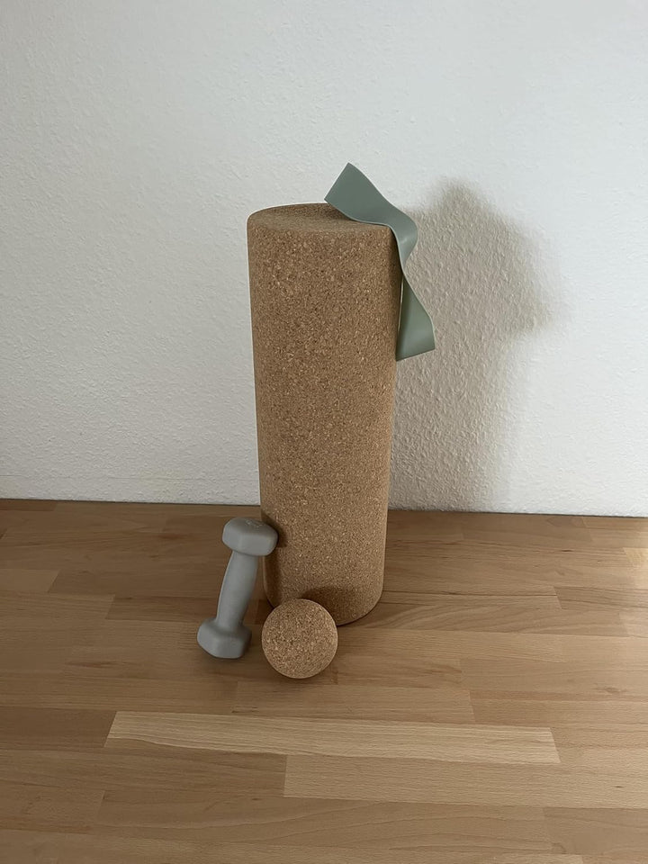 Korkrolle für Balanceboards | 35 x 10 cm | Rolle für Gleichgewichtsbrett | Wackel-Brett | Koordinati