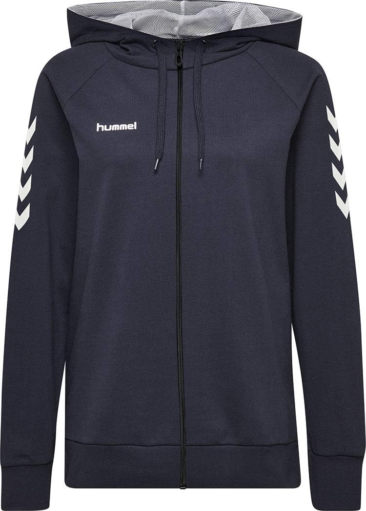 hummel Reissverschluss Kapuzenpullover Hmlgo Damen XS Blau, XS Blau
