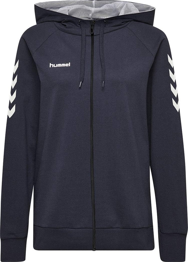 hummel Reissverschluss Kapuzenpullover Hmlgo Damen XS Blau, XS Blau