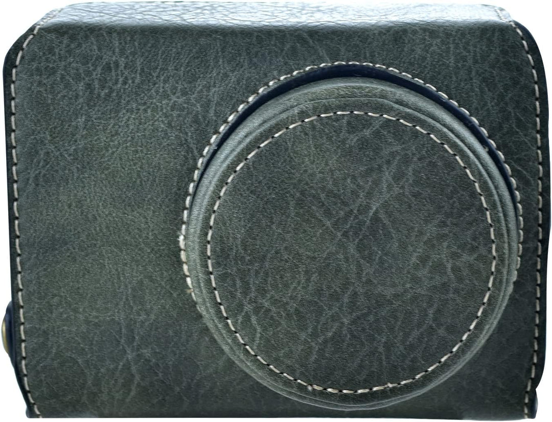 Rieibi Ricoh GR III/GR IIIx Tasche – Vintage PU Leder Kameratasche für Ricoh GR IIIx GR III GRIII GR