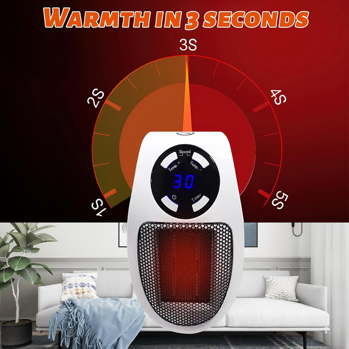 Keramik Heizlüfter Hillylolly 500w Heizlüfter Steckdose Heizlüfter, mini Heizlüfter wärme, Elektrohe