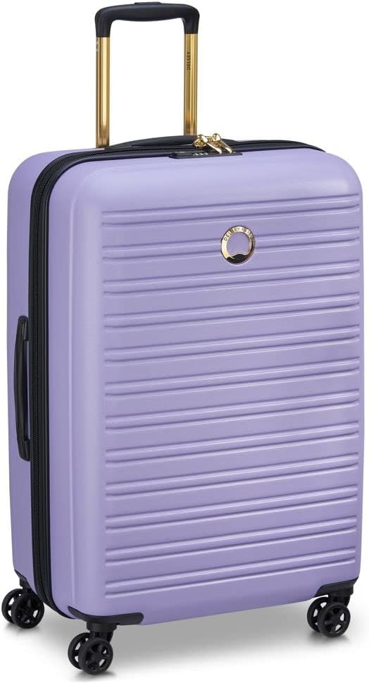 DELSEY PARIS - SEGUR 2.0 - Mittelschwerer Hartschalenkoffer - 69x47x29 cm - 82 Liter - M - Lavendel