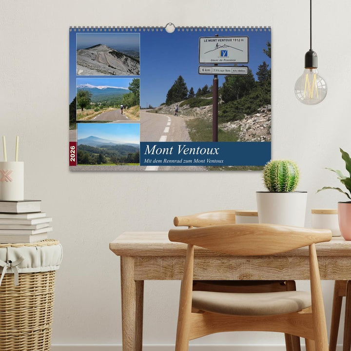 Mit dem Rennrad zum Mont Ventoux (Wandkalender 2026 DIN A3 quer), CALVENDO Monatskalender: Bilder vo