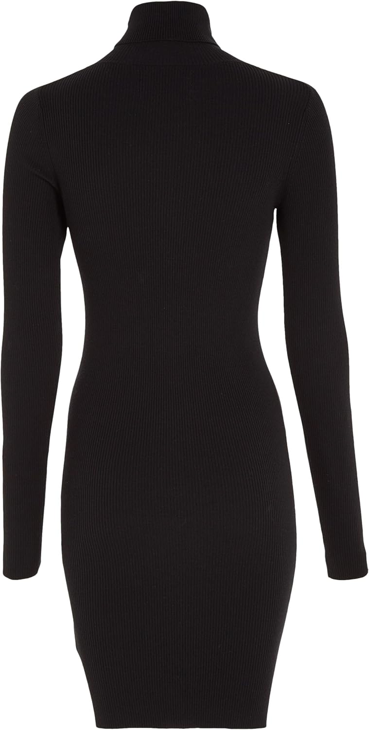 Calvin Klein Damen Strickkleider M Schwarz (Ck Black), M Schwarz (Ck Black)