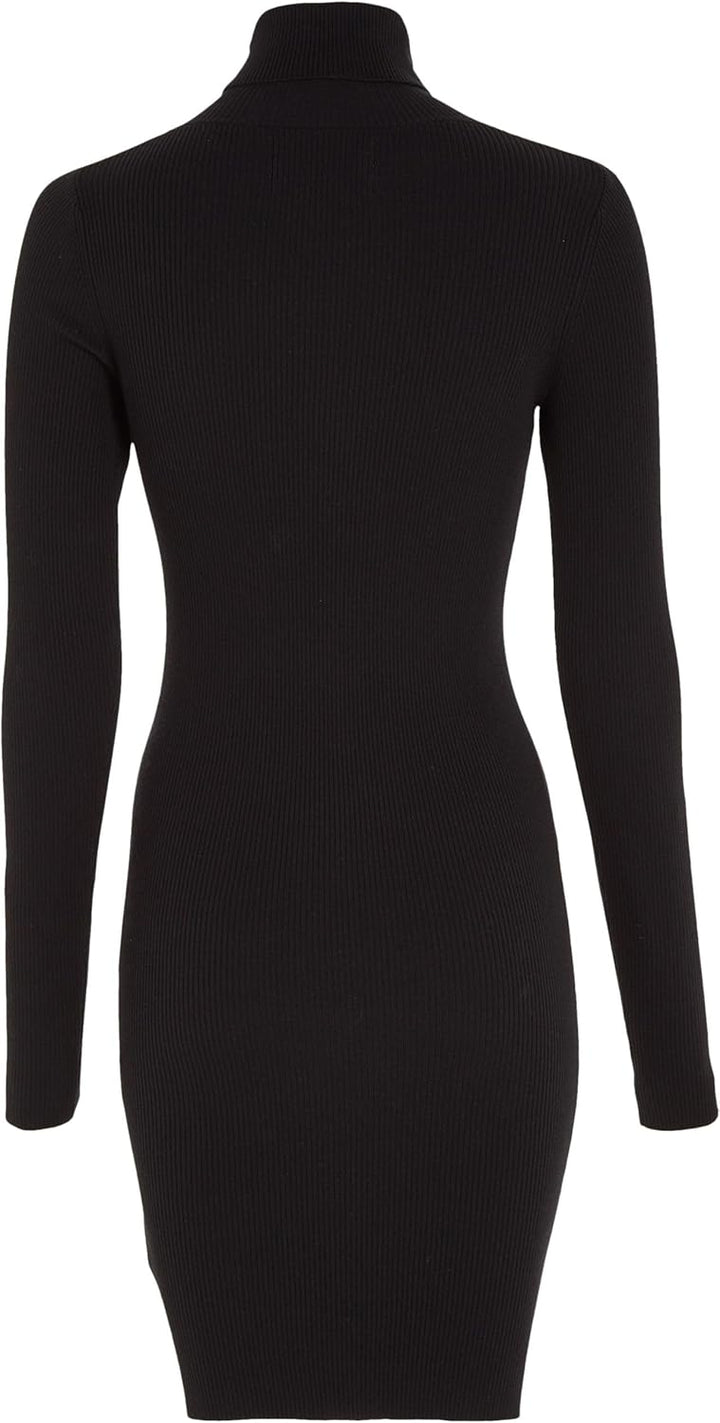 Calvin Klein Damen Strickkleider M Schwarz (Ck Black), M Schwarz (Ck Black)