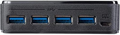 StarTech.com USB 3.0 Sharing Switch 4x4 für Peripheriegeräte - USB Umschalter für Mac / Windows / Li