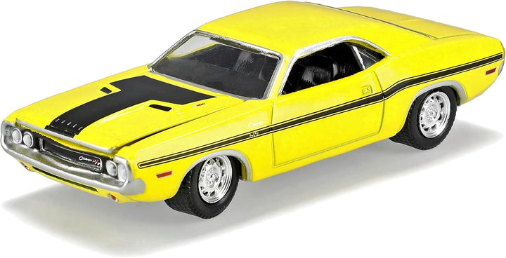 alles-meine.de GmbH Dodge Challenger R/T Coupe Gelb NCIS Navy CIS 1. Generation 1969-1974 1/64 Green