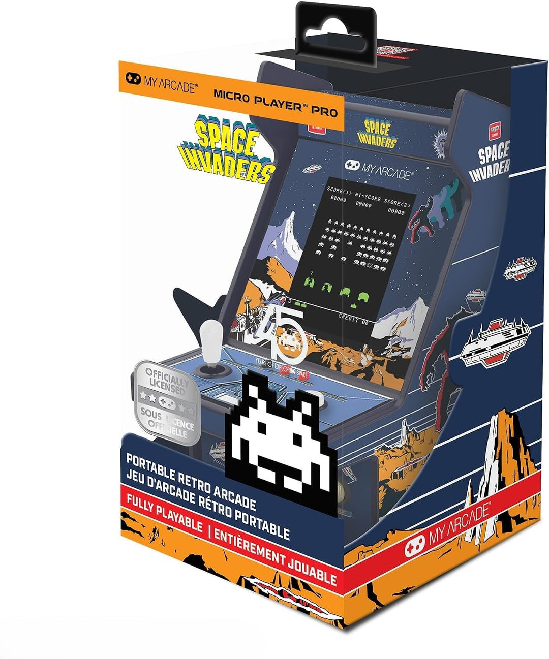 My Arcade DGUNL-7004 Space Invaders Micro Player Pro Portable Retro Arcade