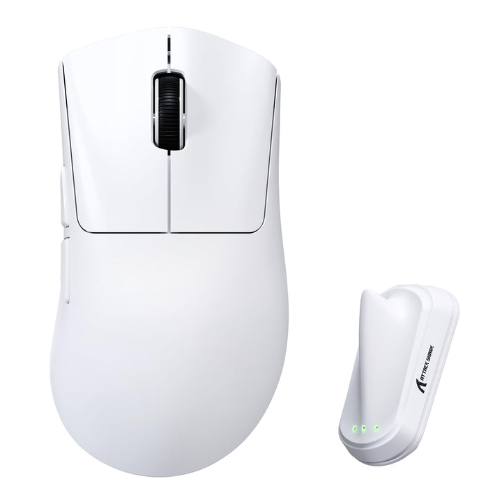 ATTACK SHARK V8 8000Hz Kabellose Gaming-Maus, Nordic 54L15 Chip, PAW3950MAX Sensor, 42000 DPI, 20000