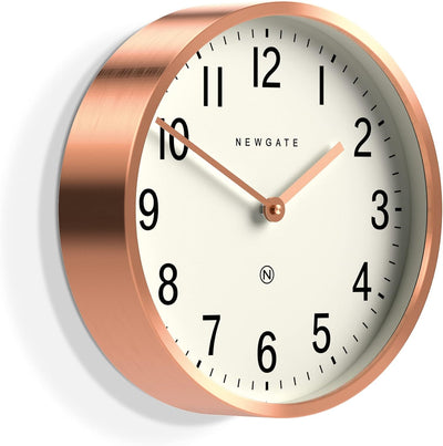 NEWGATE® Master Edwards Wanduhr – Küchenuhr – Wohnzimmeruhr – Bürouhr – runde Uhr – Retro-Uhr – Desi