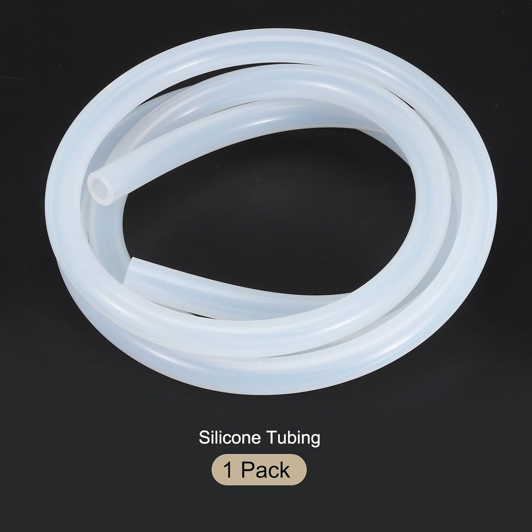 Silikonschlauch Lebensmittelecht 10mm ID x 16mm OD, 2 Meter Kondensatschlauch, Transparenter Wasserl