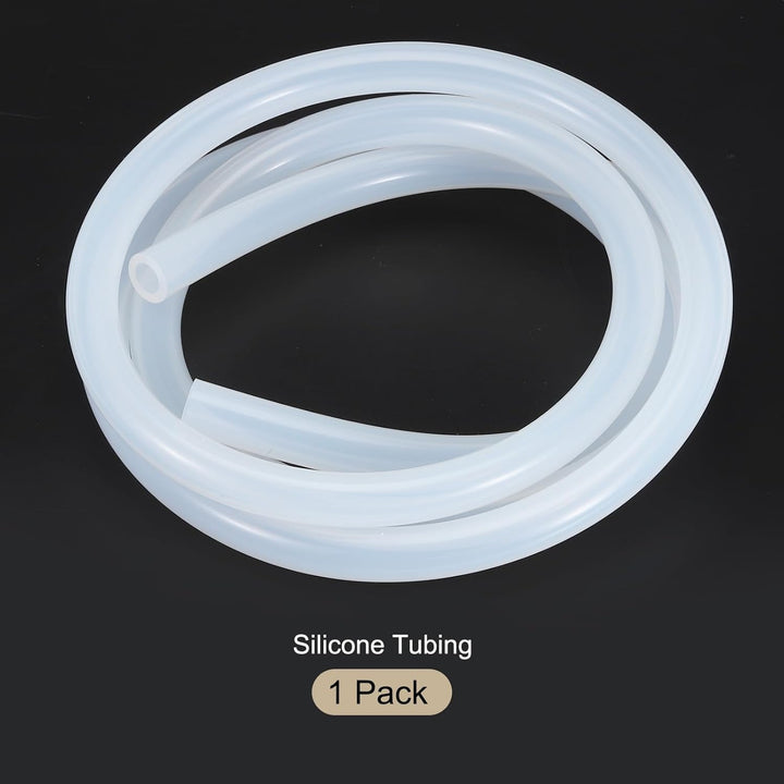 Silikonschlauch Lebensmittelecht 10mm ID x 16mm OD, 2 Meter Kondensatschlauch, Transparenter Wasserl
