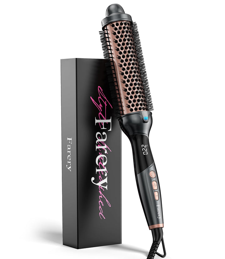 Farery Thermobürste, Thermal Brush, 38mm Heisse Bürste für lockeres & voluminöses Haar, Keramik-Turm