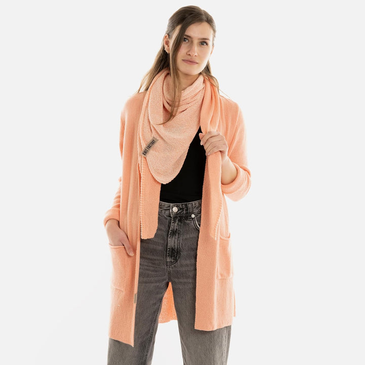 KNIT FACTORY - Ella Dreieckstuch - Dreieckstuch Damen - Fein Gestrickter Damen Schal - Halstücher fü