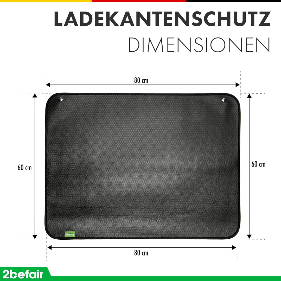 2befair Ladekantenschutz – Made in Germany, reissfester Schutz der Ladekante beim EIN- und Ausladen