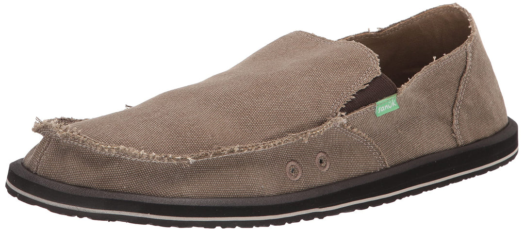 Sanuk Herren Vagabond Slipper 39.5 EU Braun, 39.5 EU Braun