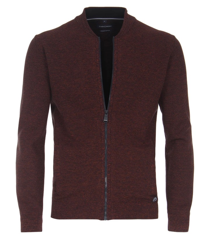 CASAMODA Strickjacke Uni Standard M Dunkelorange, Standard M Dunkelorange
