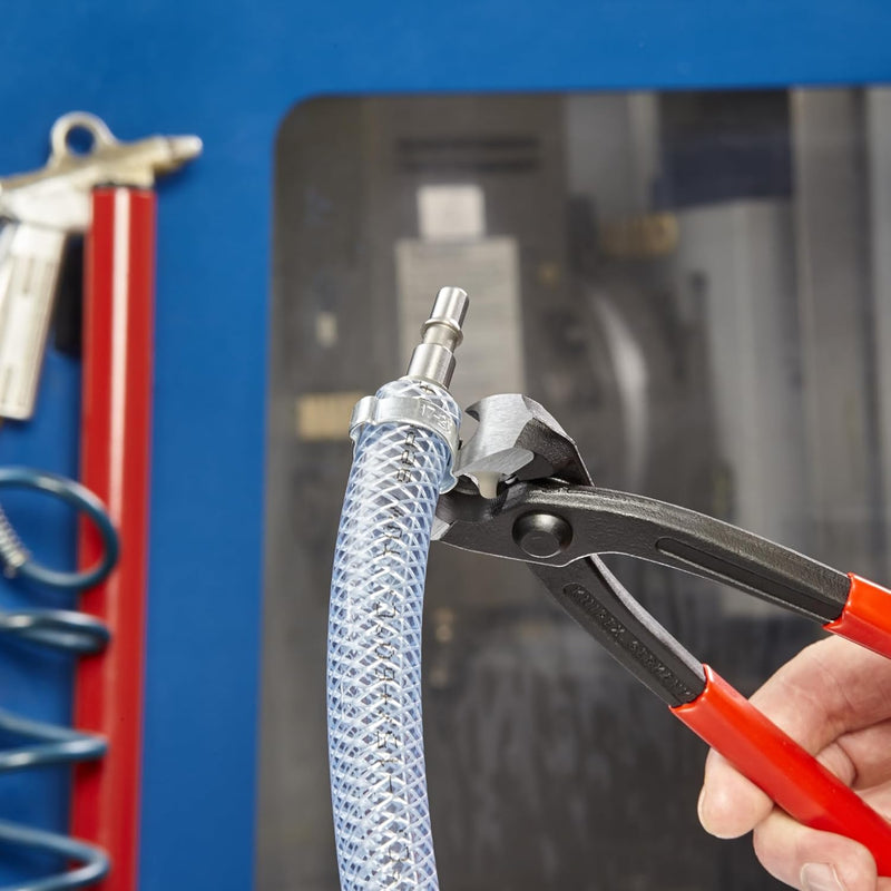 KNIPEX - 10 99 i220 Werkzeuge - Ohrklemmenzange, vordere und seitliche Backen (1099i220) Front- und