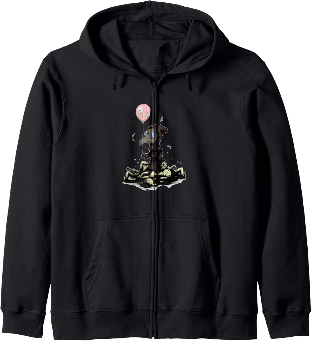 Gute Besserung Plague Doctor Kapuzenjacke