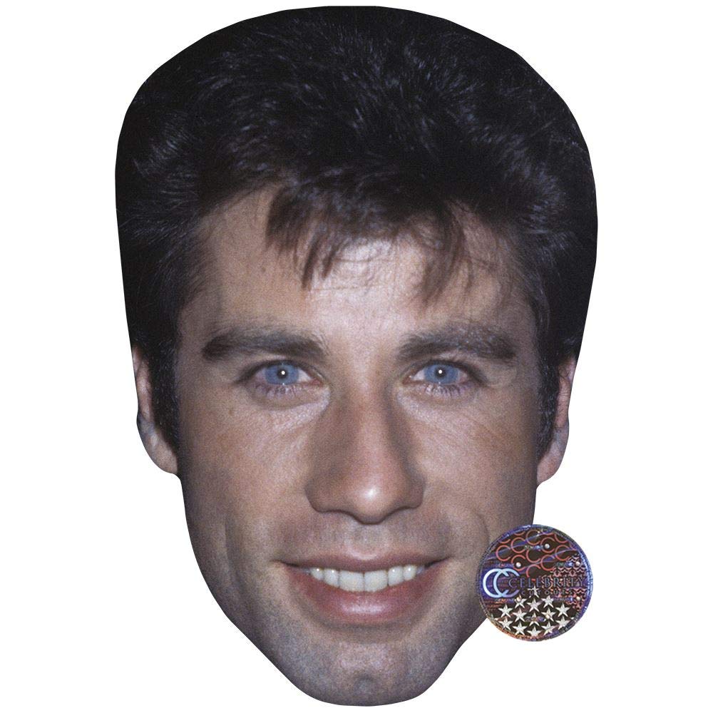 John Travolta (Young) Big Head. Larger than life mask.
