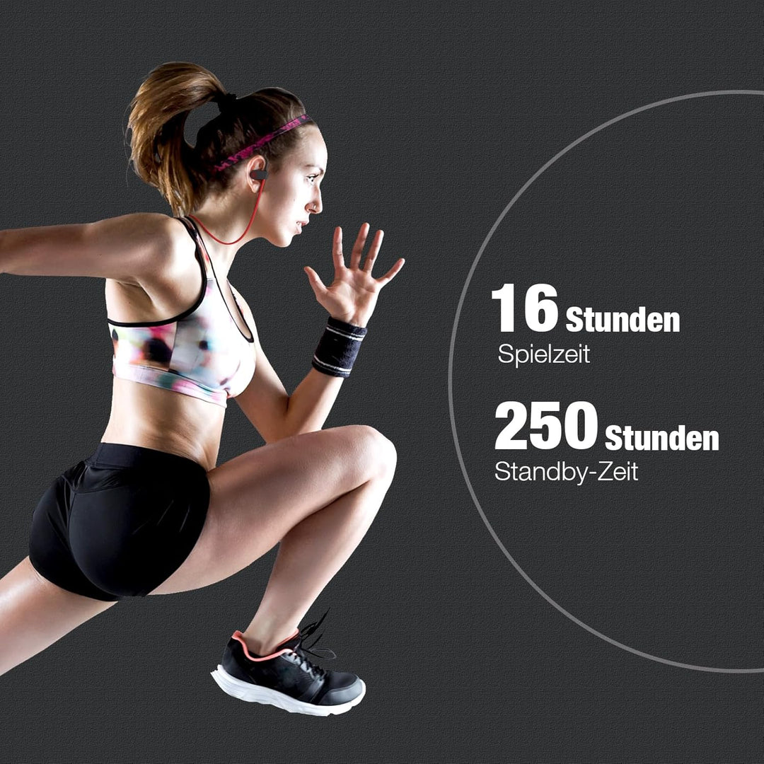 Bluetooth Kopfhörer, Kabellose Bluetooth 5.3 Sport-Kopfhörer mit IPX7 Wasserschutz für Joggen und Tr