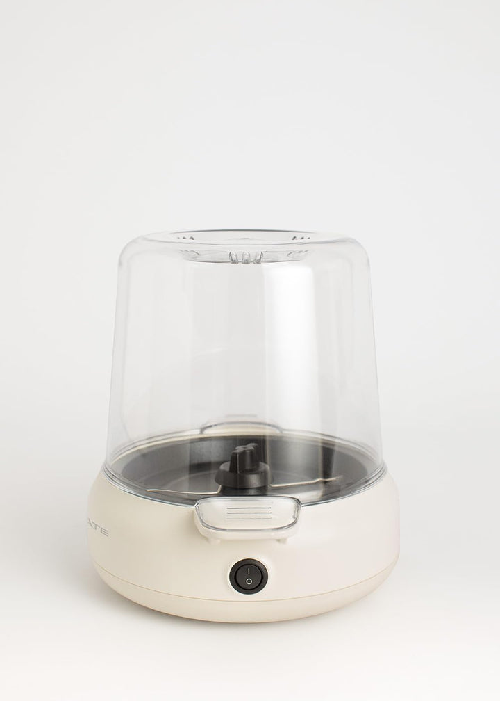 CREATE/POPCORN MAKER STUDIO/Popcornmaschine mit Butterschmelzer Cremeweiss/einfache Bedienung, bis z