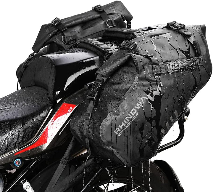 Rhinowalk Motorrad Satteltasche Hecktasche Wasserdicht Motor Seitentasche Gepäcktasche Hinterradtasc