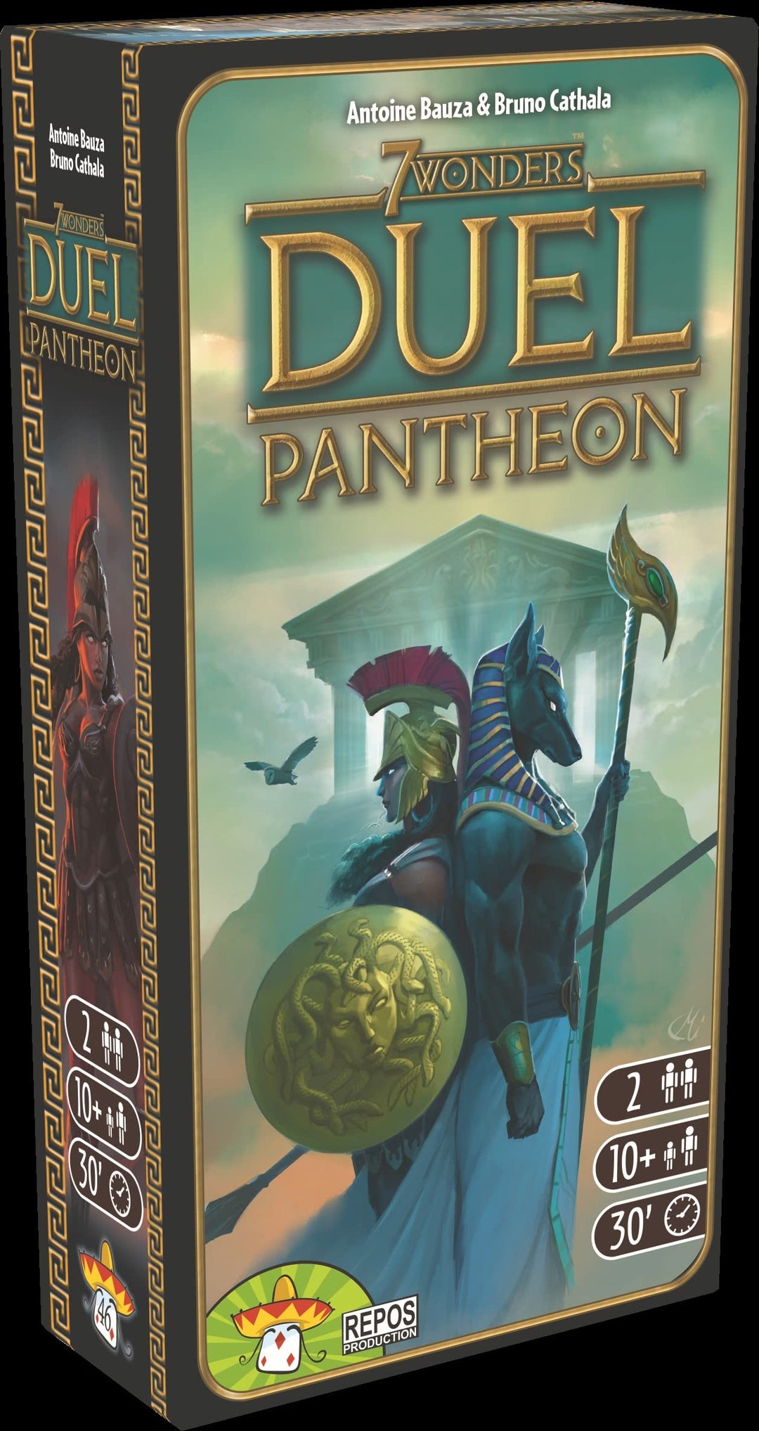 Asmodee | Repos Production | 7 Wonders Duel – Pantheon | Erweiterung | Kennerspiel | Strategiespiel