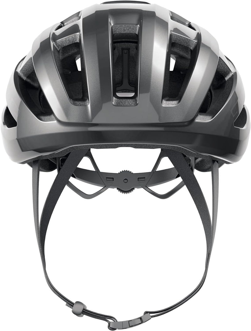 ABUS Rennradhelm PowerDome - leichter Fahrradhelm mit cleverem Belüftungssystem und aerodynamischem