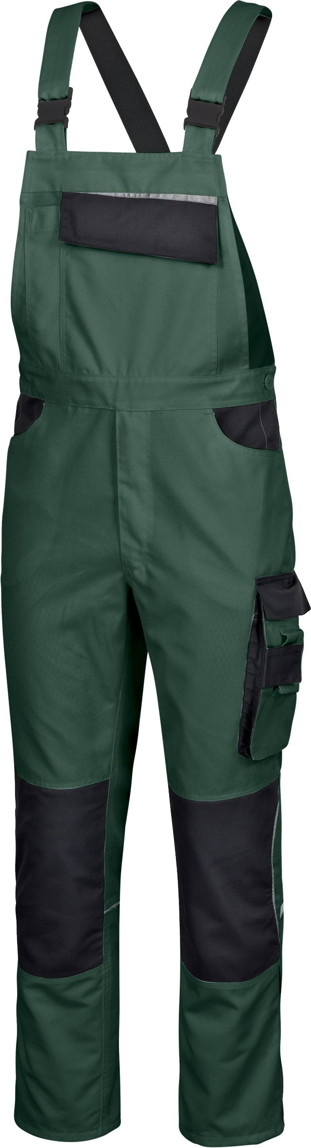 safetY&more Latzhose Extreme grün/schwarz, Gr. L L Grün-schwarz, L Grün-schwarz