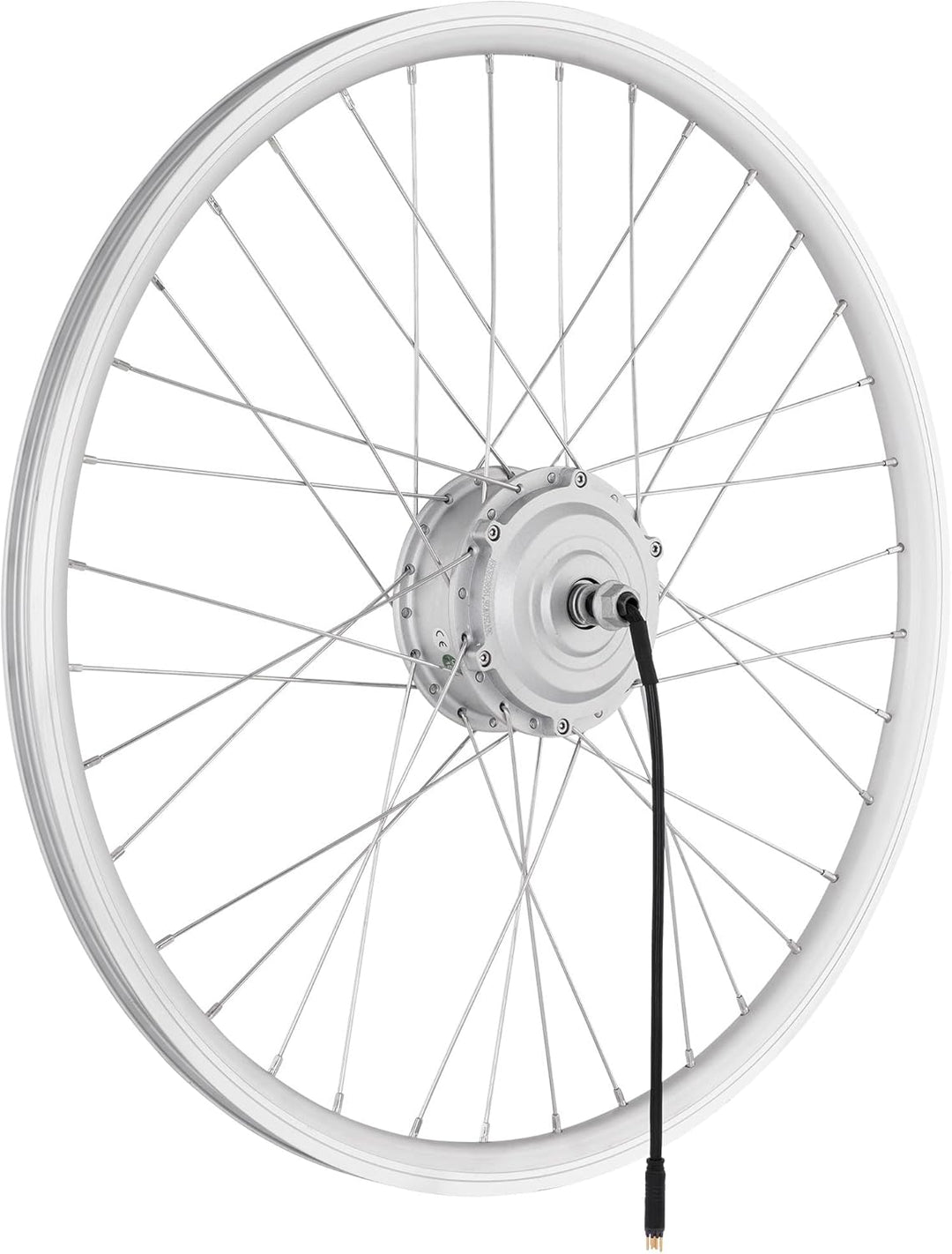 windmeile | E-Bike Nabenmotor Vorderrad, eingespeicht, Silber, 20''/26''/28'', 36V/48V, 250W, E-Bike