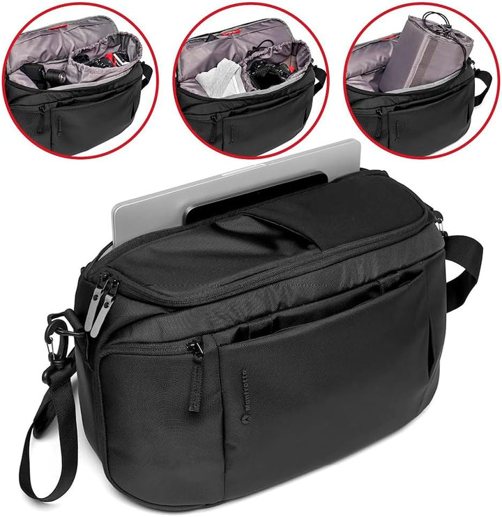 Manfrotto Advanced Fast III Professioneller Kamerarucksack für Spiegellose Kameras mit Objektiven un