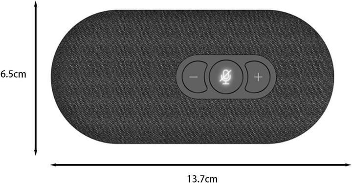 USB-Konferenzlautsprecher und Mikrofon, 360°-Sprachaufnahme, Rauschunterdrückung, Echounterdrückung,