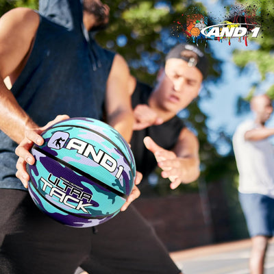 AND1 Ultra Grip Basketball: Offizielle Verordnung Grösse 7 (74,9 cm) Gummi Basketball – Tiefe Kanalk