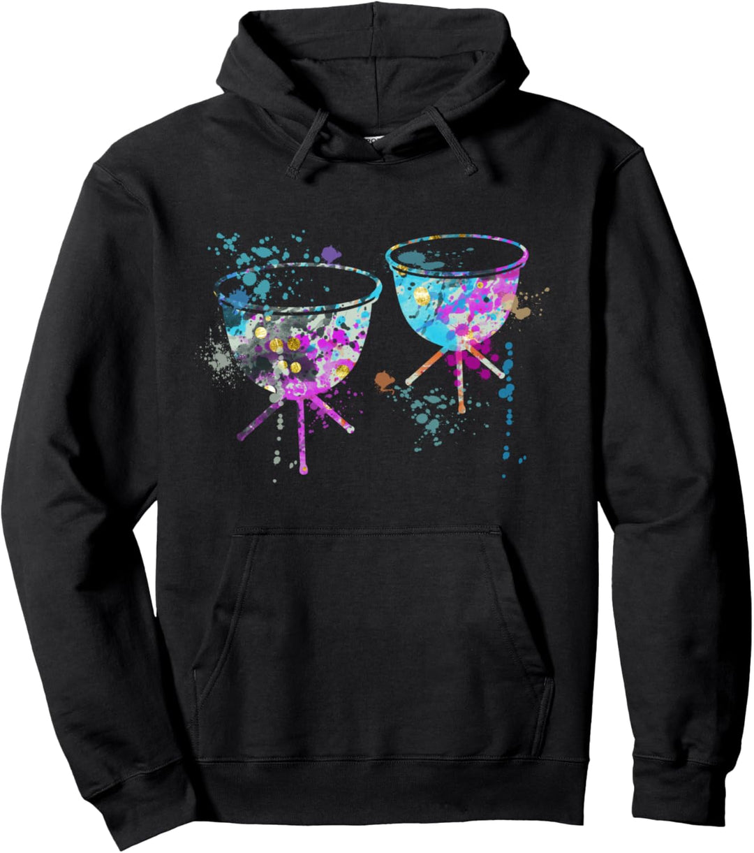 Pauke Instrument Silhouette Pauke Pullover Hoodie